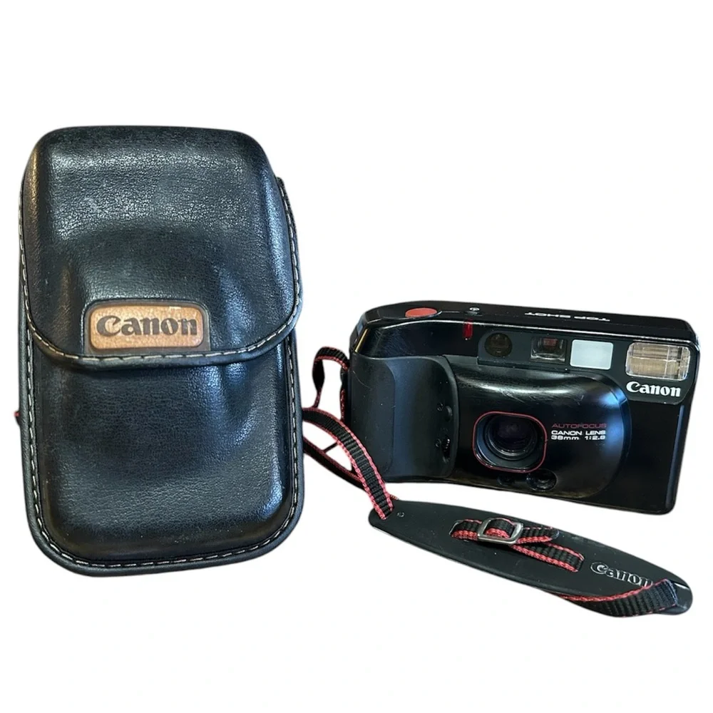 Canon Top Shot - Sure Shot Camera 38mm 1:2.8 With Case Untested